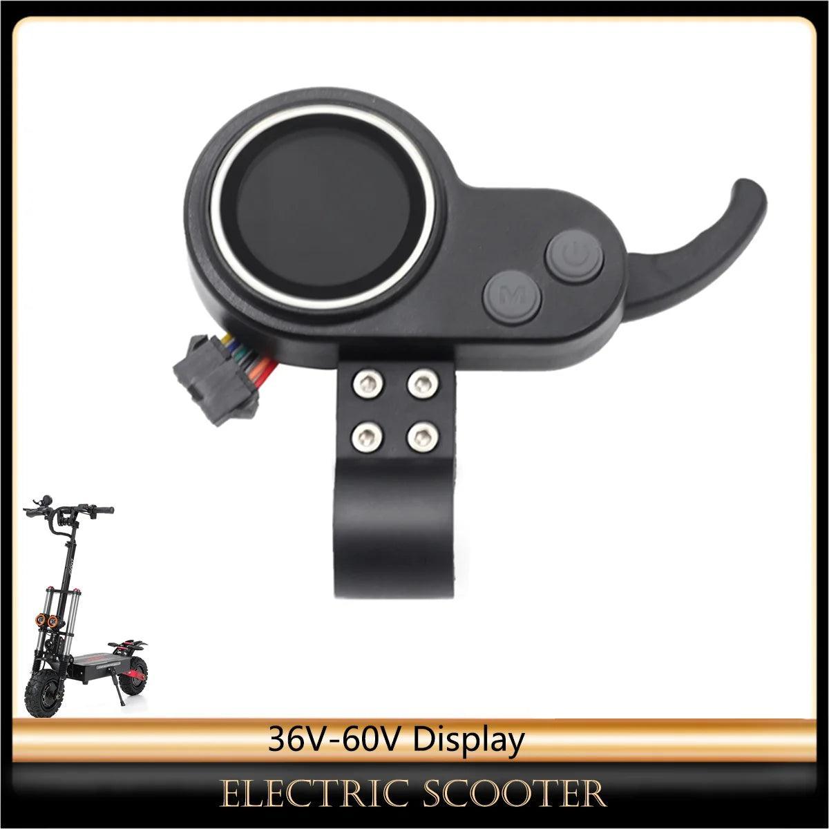 LAOTIE JP 36V-60V DISPLAY Instrument Electric Scooter Meter LCD Record Speed Time Power For TI30 ES18P T30 SR10 ES18 Lite PARTS - VirtuousWares.Store
