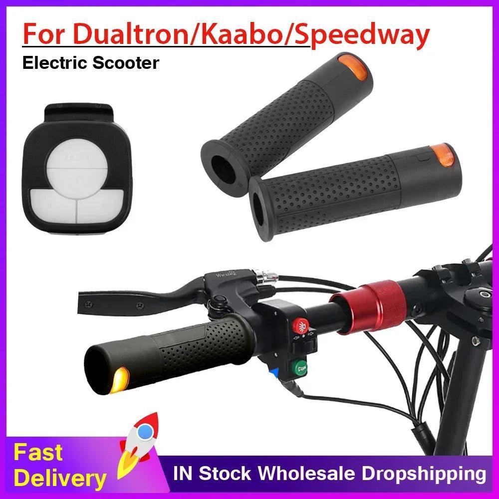 LED Warning Turn Signal Light Handle Bar Grips for Dualtron Thunder - VirtuousWares.Store