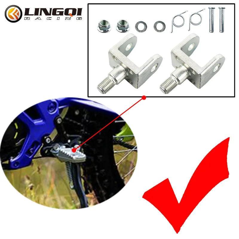 LESQUE Motorbike Aluminum Foot Pedal Connection Bracket For SURRON - VirtuousWares.Store