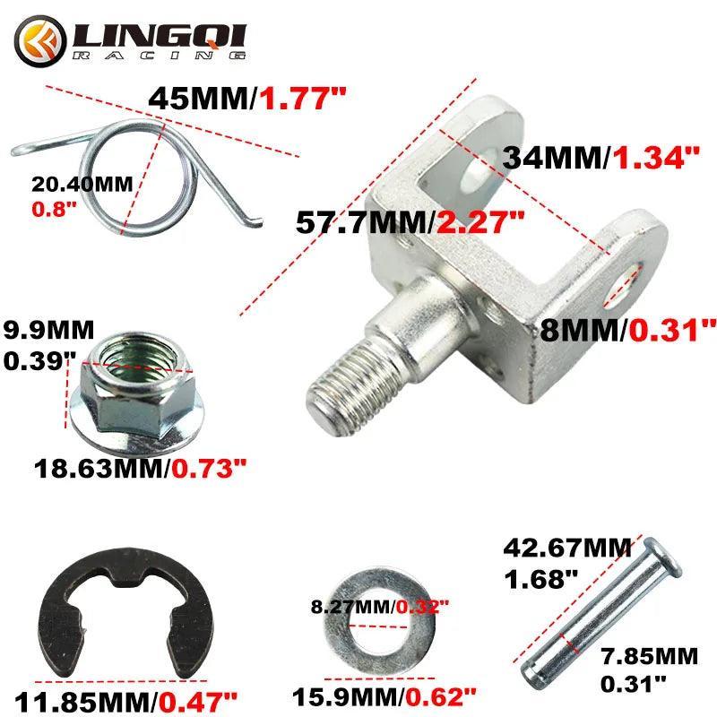 LESQUE Motorbike Aluminum Foot Pedal Connection Bracket For SURRON - VirtuousWares.Store