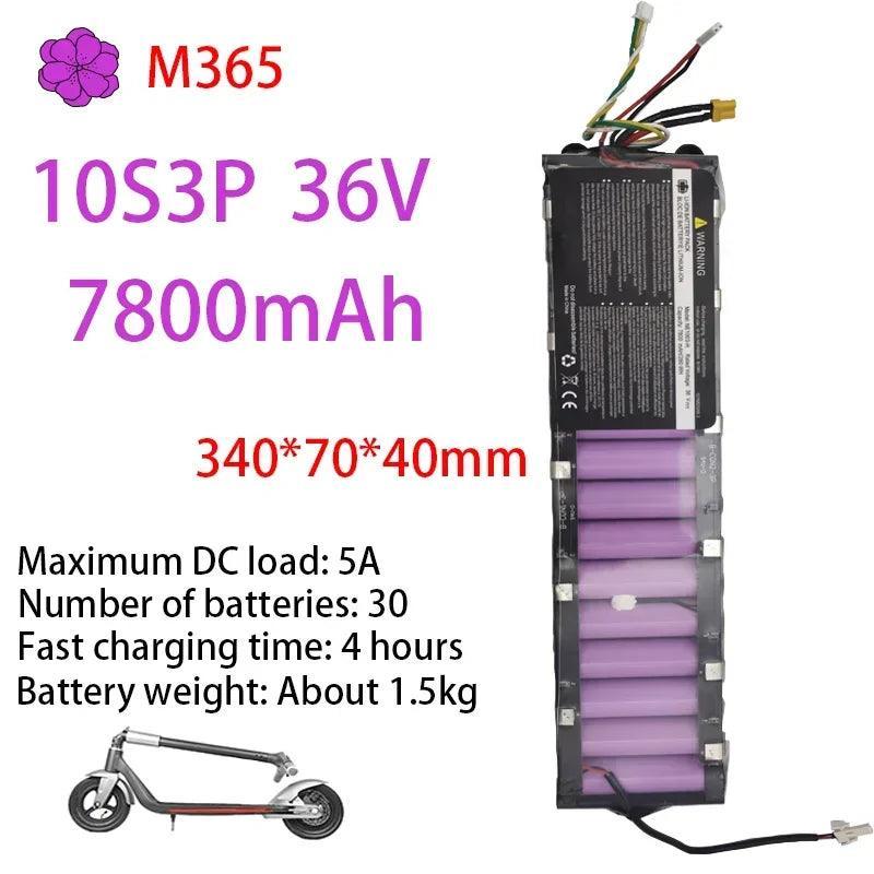 Li-ion Battery 36V 7.8Ah 60km Suitable For MiJia M365 Scooter - VirtuousWares.Store