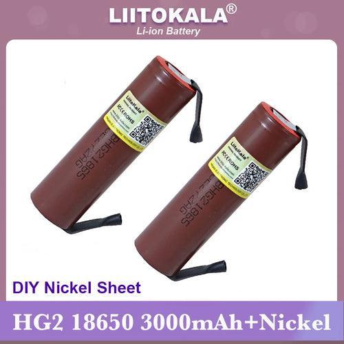 Liitokala 100% New HG2 18650 3000mAh Rechargeable battery 18650HG2 - VirtuousWares.Store