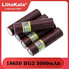 Liitokala 100% New HG2 18650 3000mAh Rechargeable battery 18650HG2 - VirtuousWares.Store