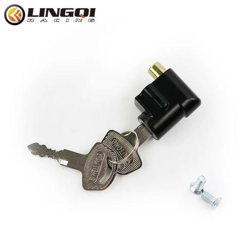 LING QI Modifications And Upgrades Handlebar Lock Steering Lock For - VirtuousWares.Store