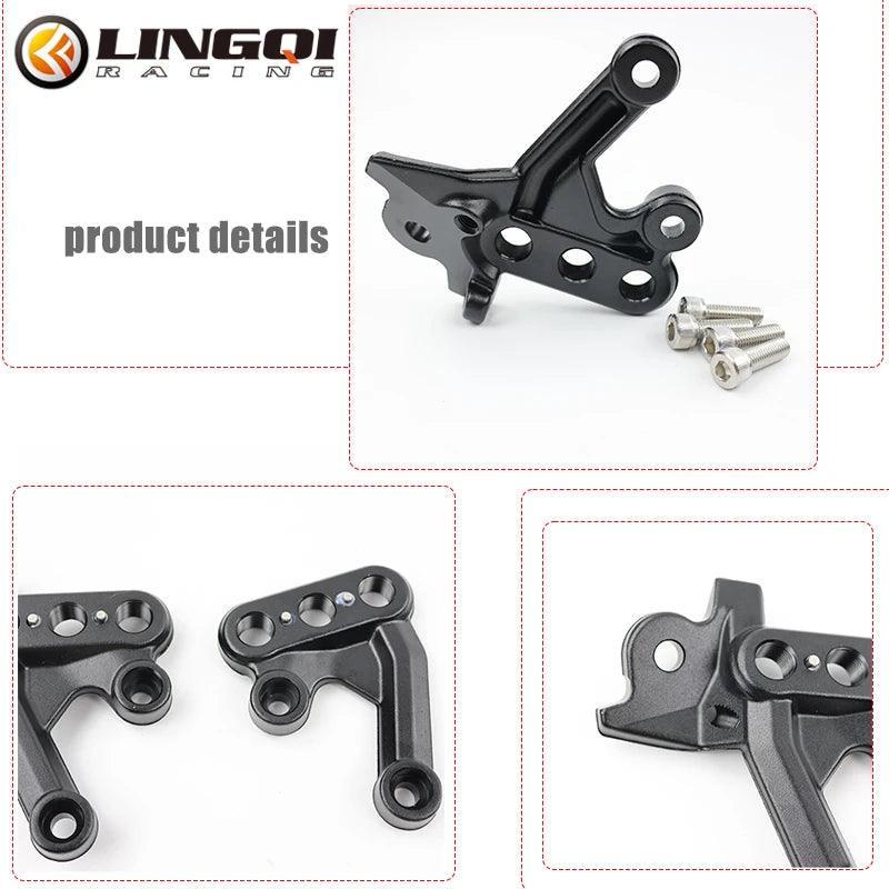 LINGQI RACING Motorcycle Foot Bracket Sur Ron Foot Pegs Bracket - VirtuousWares.Store