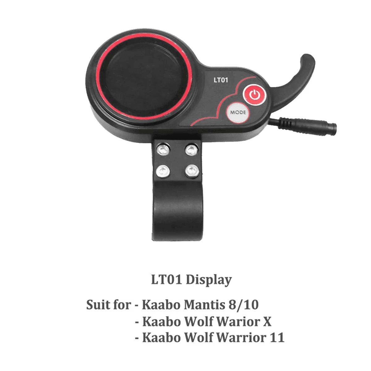 LT01 Display Meter 36V-60V 6PIN for Kaabo Mantis 8/10 Kaabo Wolf - VirtuousWares.Store