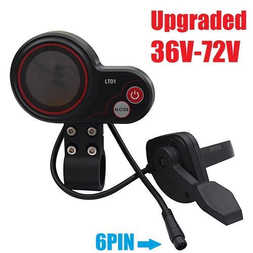 LT01 Display Thumb Throttle 36V-72V 6PIN For Kaabo Mantis 8/10 Kaabo - VirtuousWares.Store