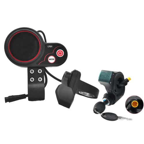 LT01 Display Thumb Throttle+6PIN Ignition Lock Key for Kaabo Mantis - VirtuousWares.Store
