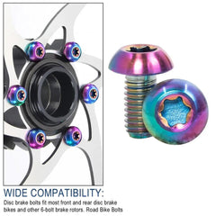 M5X10 Electric Scooter Disc Brake Rotor Bolt Titanium Rotor Fixing - VirtuousWares.Store