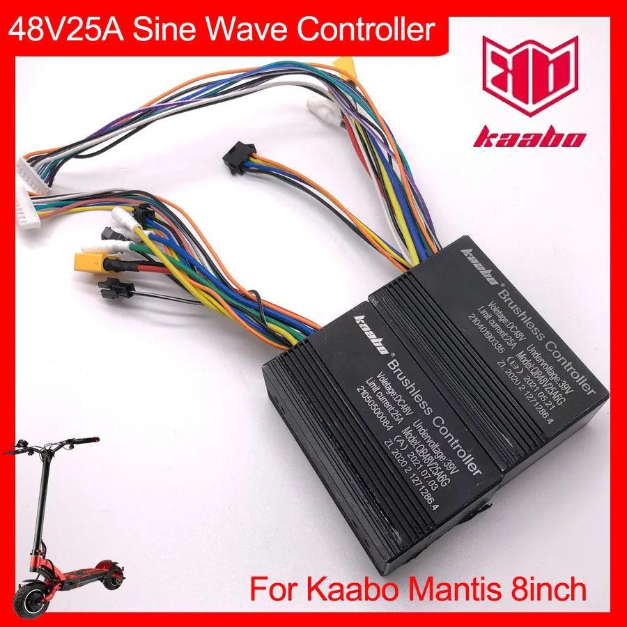 Mantis 8 48V25A Sine Wave Controller A B Front Rear Original Kaabo - VirtuousWares.Store