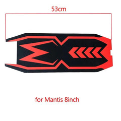 Mantis Silicone Mat Red Black Deck Pedal Cover For 10inch 8inch Kaabo - VirtuousWares.Store