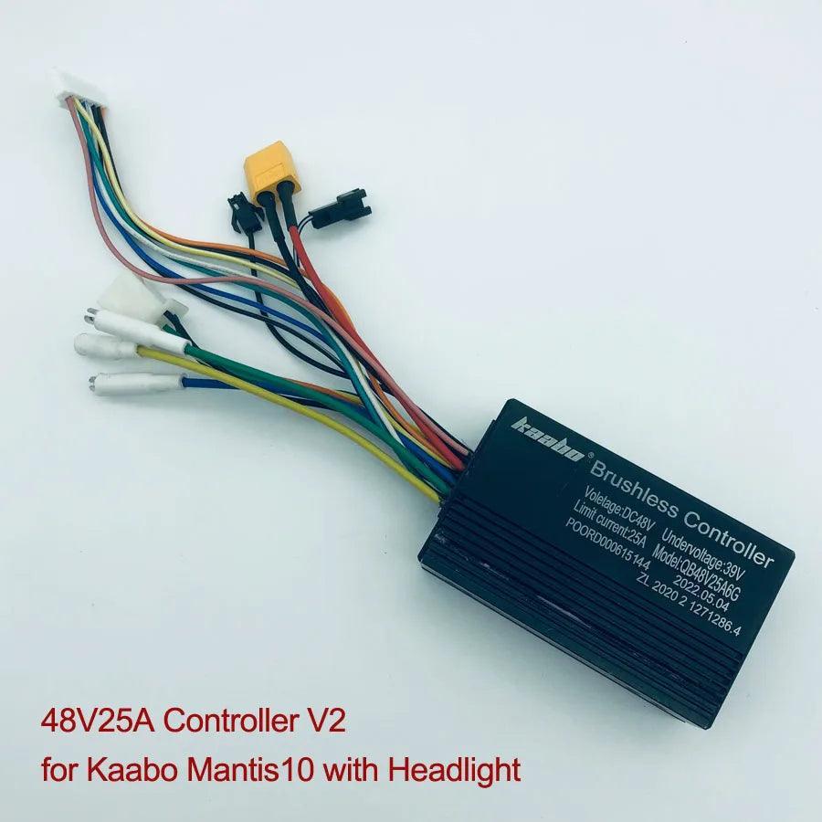 Mantis10 48V25A Sine Wave Brushless Controller 800W Hall Motor Kaabo - VirtuousWares.Store