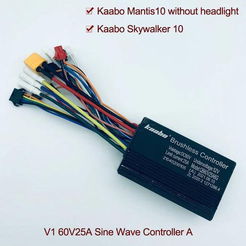 Mantis10 60V25A Controller Sine Wave 1000W*2 Hall Motor Kaabo Mantis - VirtuousWares.Store