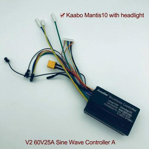 Mantis10 60V25A Controller Sine Wave 1000W*2 Hall Motor Kaabo Mantis - VirtuousWares.Store
