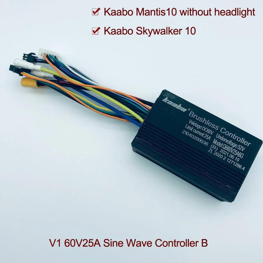 Mantis10 60V25A Controller Sine Wave 1000W*2 Hall Motor Kaabo Mantis - VirtuousWares.Store