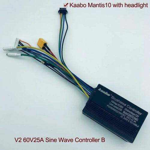 Mantis10 60V25A Controller Sine Wave 1000W*2 Hall Motor Kaabo Mantis - VirtuousWares.Store