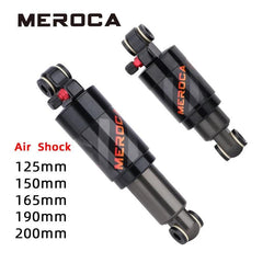 MEROCA Mountain Bike Air Shock Absorber 125mm/150mm/165mm/190mm/200mm - VirtuousWares.Store