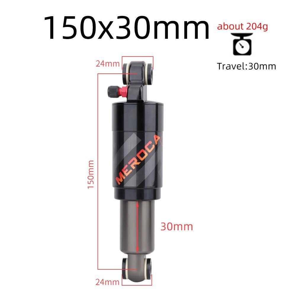 MEROCA Mountain Bike Air Shock Absorber 125mm/150mm/165mm/190mm/200mm - VirtuousWares.Store
