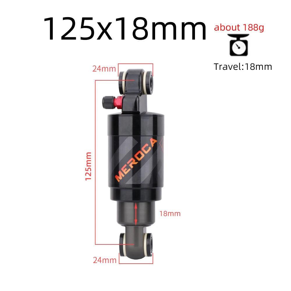 MEROCA Mountain Bike Air Shock Absorber 125mm/150mm/165mm/190mm/200mm - VirtuousWares.Store