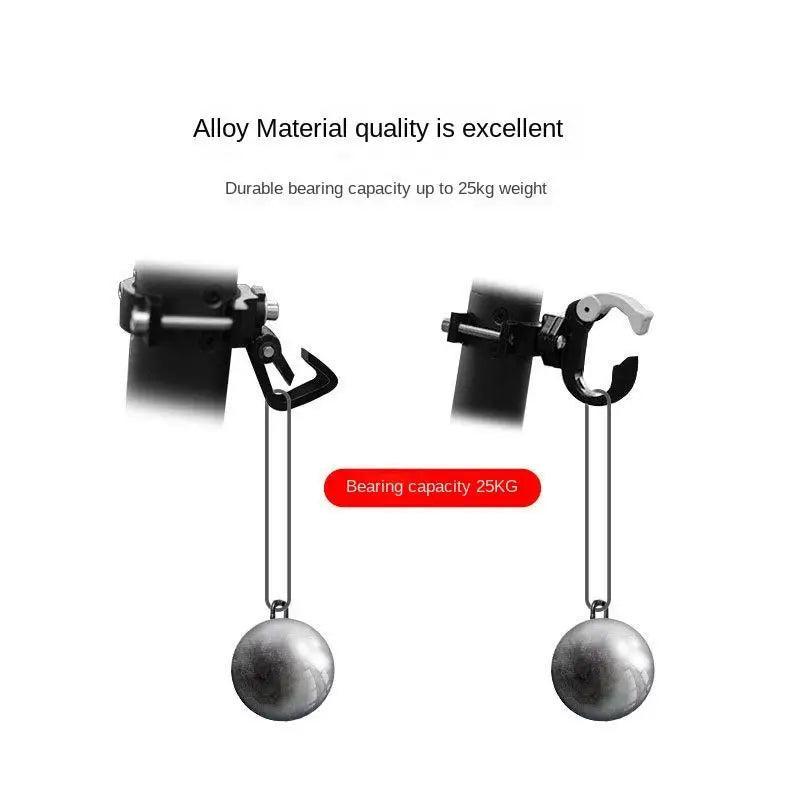 Metal Hanging Bag Hook for Xiaomi M365 Pro 1S Pro2 Mi3 Mi4 Pro Electric Scooter Hanger Hook for Ninebot Max G30 Es1 2 3 F20 F40 - VirtuousWares.Store