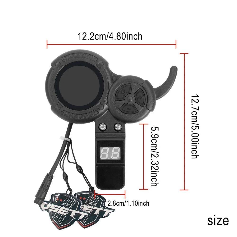 Minimotors EY3 Display Throttle speedmeter odometer for Kaabo Mantis - VirtuousWares.Store
