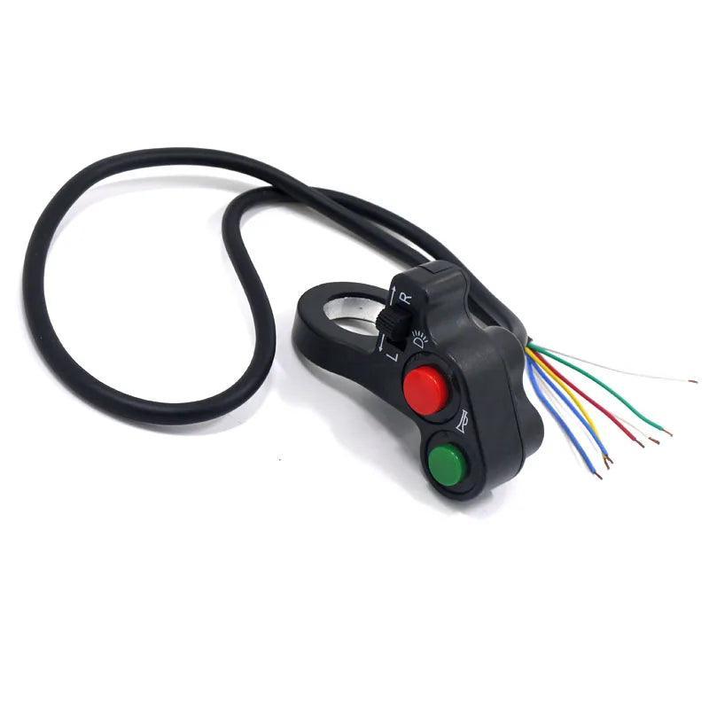 Modified Motorcycle Handlebar Switch Electric Bike Scooter Horn Turn - VirtuousWares.Store