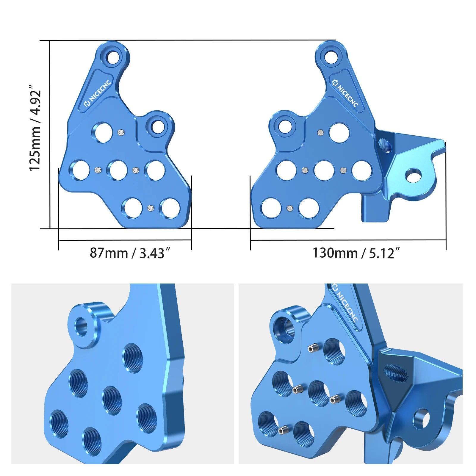 Motocross Enlarged Foot Pegs Footrest Bracket For Sur-Ron Surron Light - VirtuousWares.Store