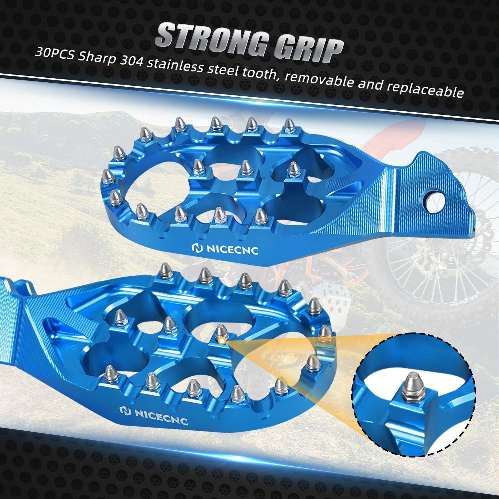Motocross Enlarged Foot Pegs Footrest Bracket For Sur-Ron Surron Light - VirtuousWares.Store