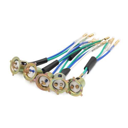 Motoforti 1pcs 2pcs 5Pcs Metal 3 Wires Motorcycle Headlight Lights - VirtuousWares.Store