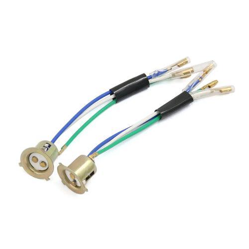 Motoforti 1pcs 2pcs 5Pcs Metal 3 Wires Motorcycle Headlight Lights - VirtuousWares.Store