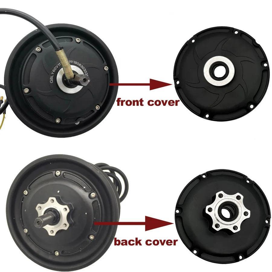Motor Cover Front Back Engine Covers Hub 60V 1200W 72V for 60V1200W - VirtuousWares.Store