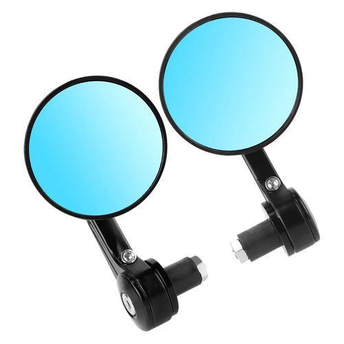 Motorbike Aaccessories 7/8" Round Bar End Rear Mirrors For Cafe Racer - VirtuousWares.Store