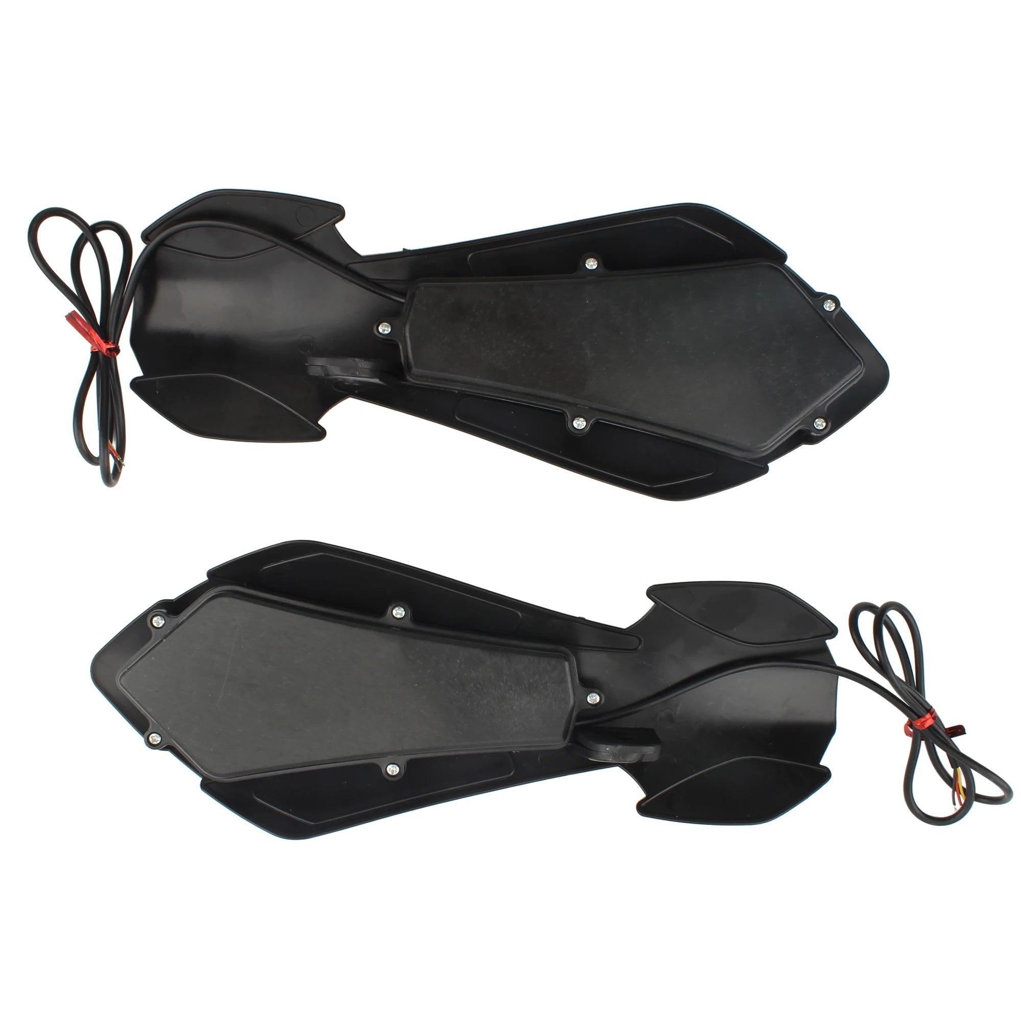 Motorbike Universal Handlebar Protector With LED Lights Motorcycle - VirtuousWares.Store