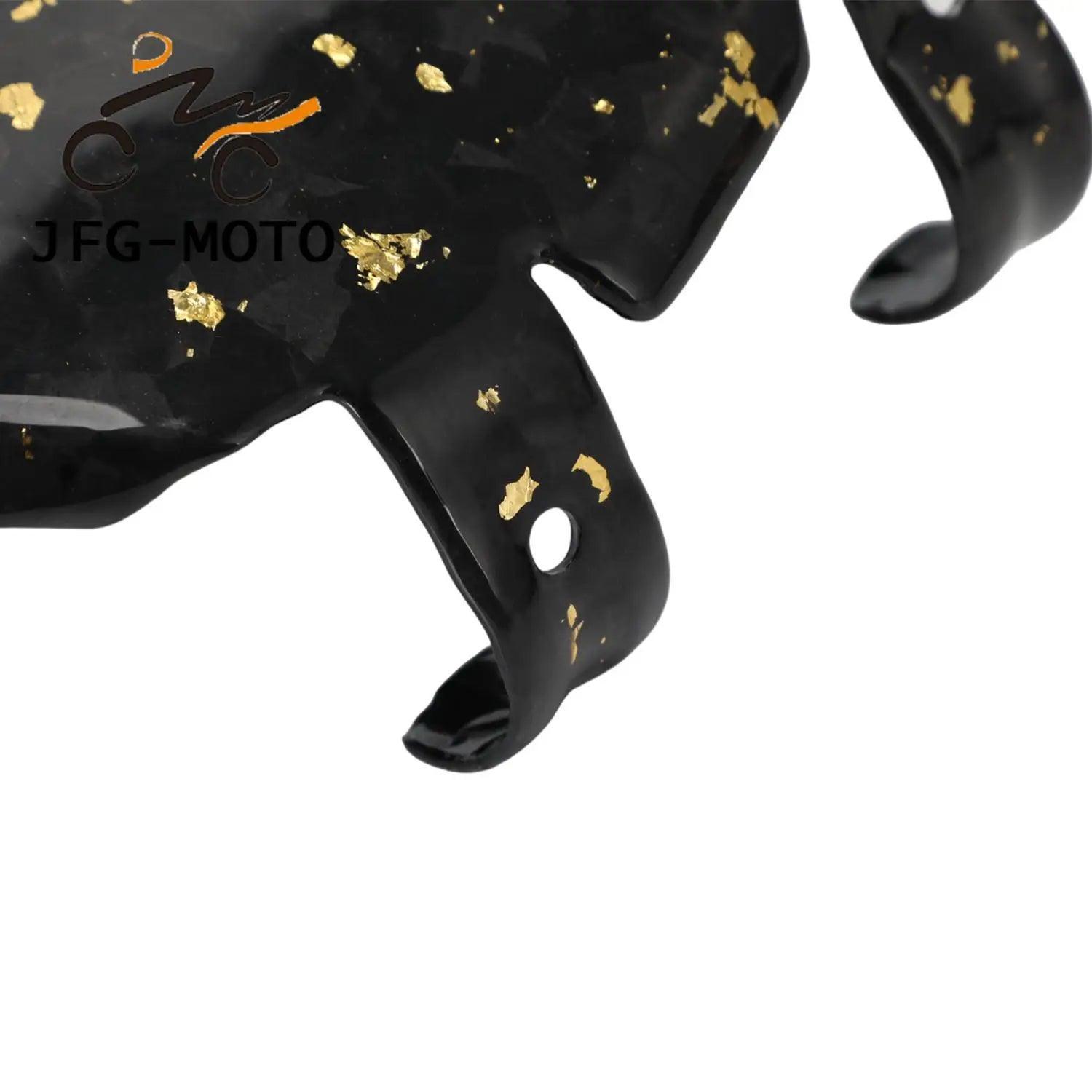 Motorcycle Accessories Front Number Plate Funparts Carbon Fiber Panel - VirtuousWares.Store