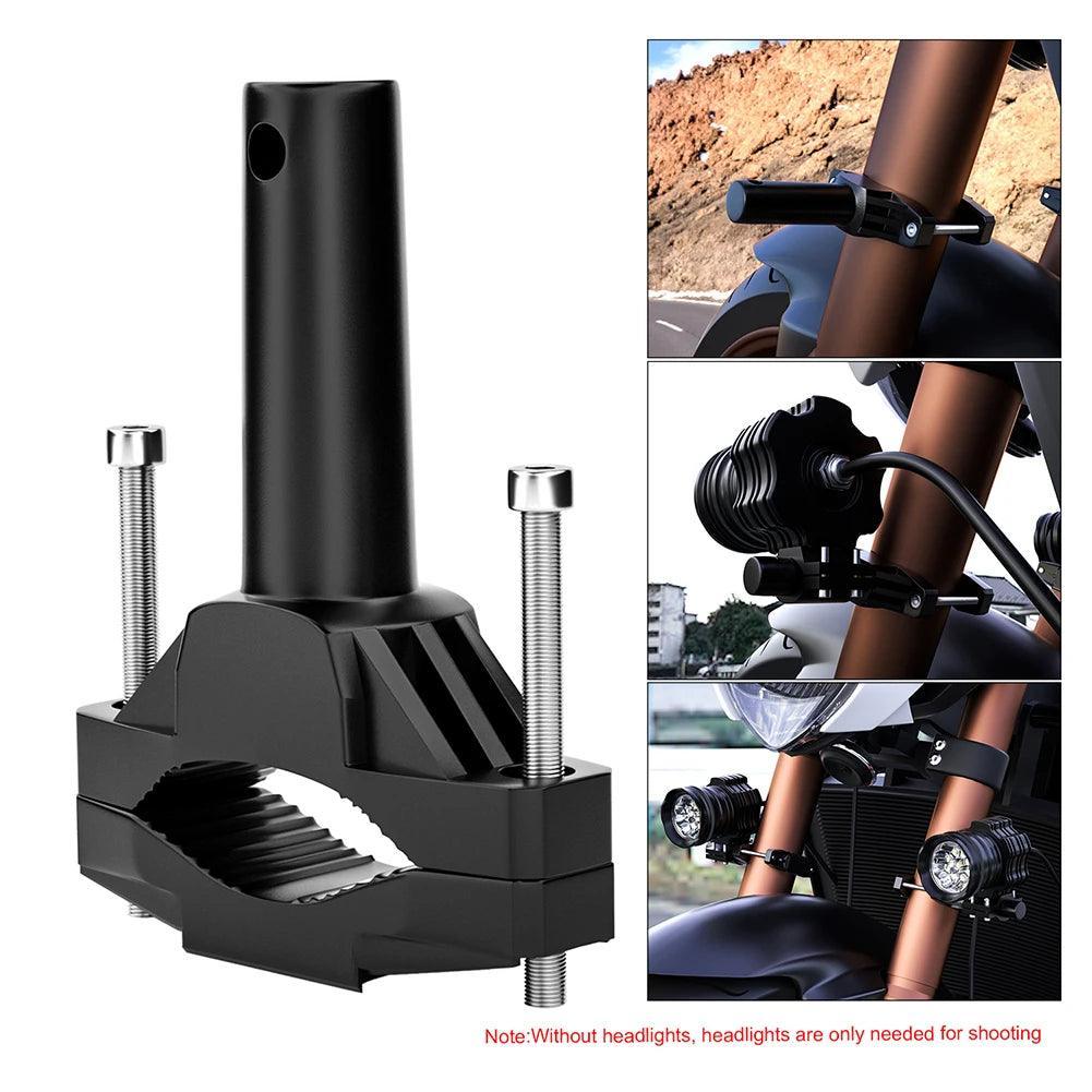Motorcycle bracket Bumper Mount Clamp Motorcycle Headlight mount - VirtuousWares.Store