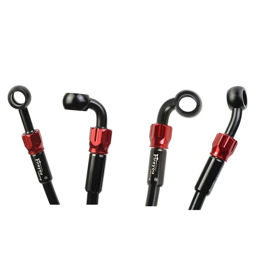 Motorcycle Brake Hose Dirt Bike Braided Steel Hydraulic Reinforce - VirtuousWares.Store