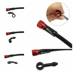 Motorcycle Brake Hose Dirt Bike Braided Steel Hydraulic Reinforce - VirtuousWares.Store