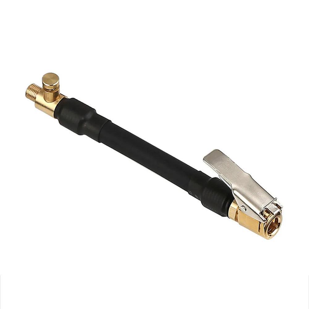 Motorcycle Car Bike Tyre Inflator Extended Hose Air Pump Nozzle - VirtuousWares.Store