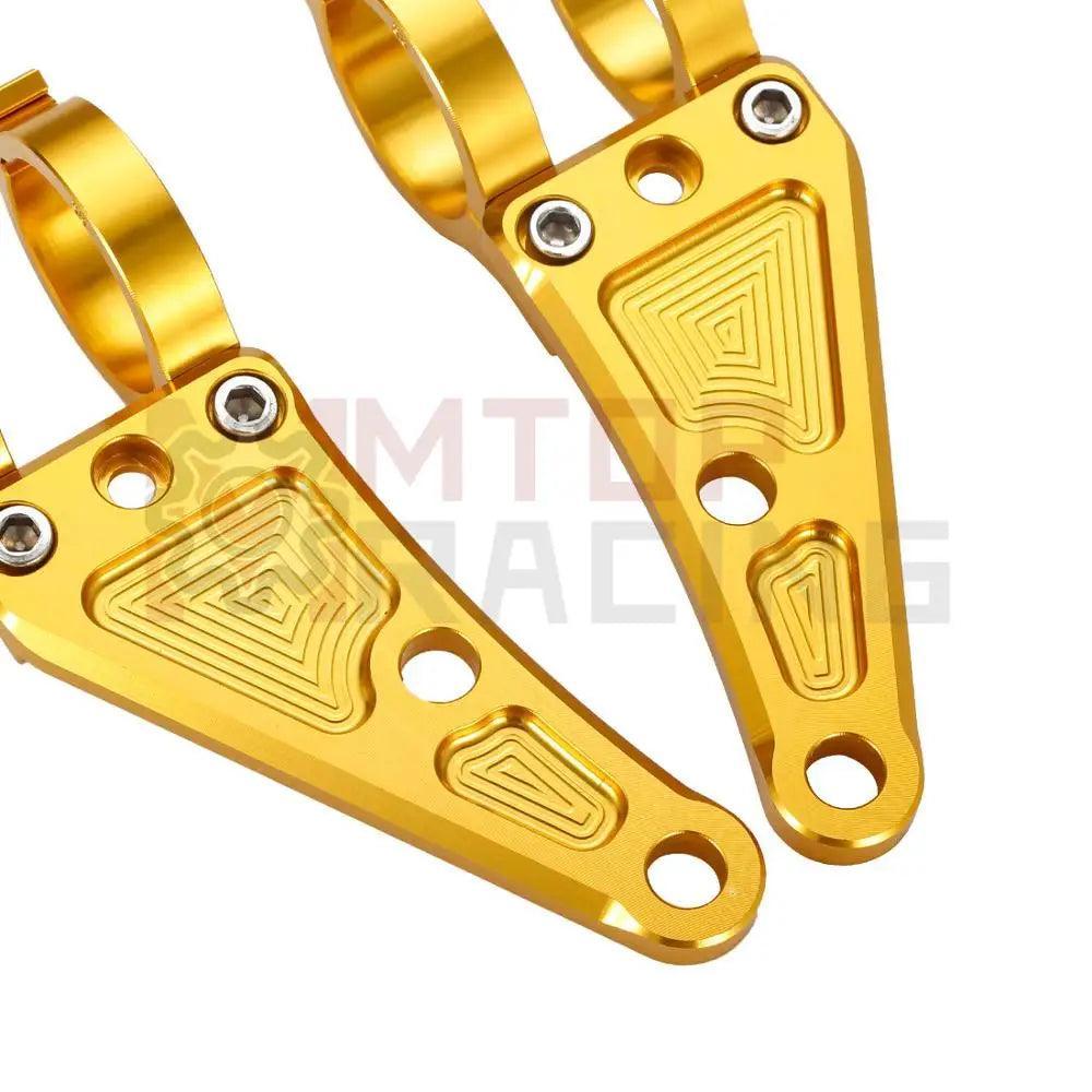 Motorcycle CNC Headlight Mount Bracket 30mm 33mm 35mm 37mm 39mm 41mm - VirtuousWares.Store