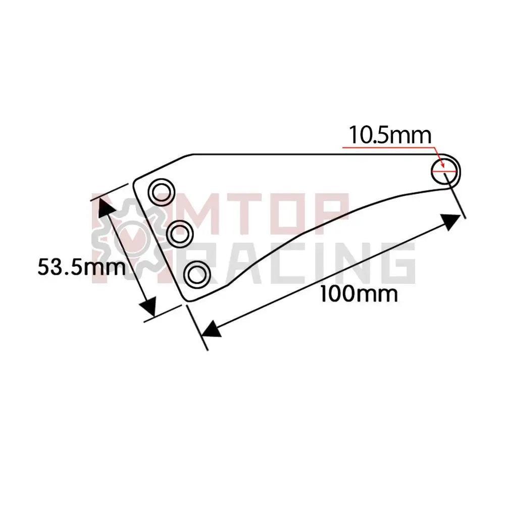 Motorcycle CNC Headlight Mount Bracket Fork Silver 27mm 31mm 32mm 36mm - VirtuousWares.Store