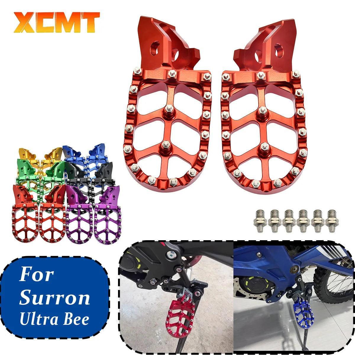 Motorcycle Footrest For Surron Ultra Bee Sur-Ron Foot Pegs Footpegs - VirtuousWares.Store