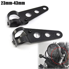 Motorcycle Headlight Mount Bracket Fork 23mm-43mm Head Lamp Support - VirtuousWares.Store