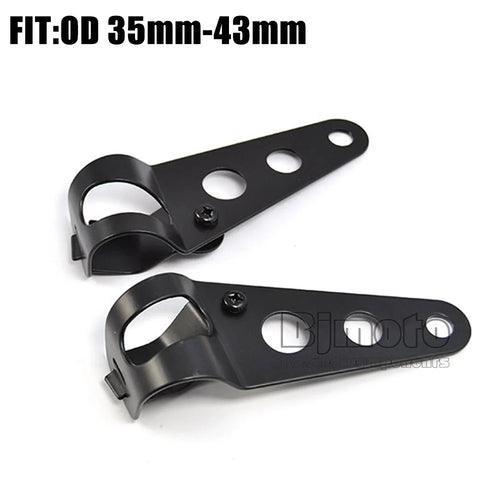 Motorcycle Headlight Mount Bracket Fork 23mm-43mm Head Lamp Support - VirtuousWares.Store