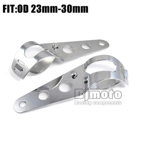 Motorcycle Headlight Mount Bracket Fork 23mm-43mm Head Lamp Support - VirtuousWares.Store