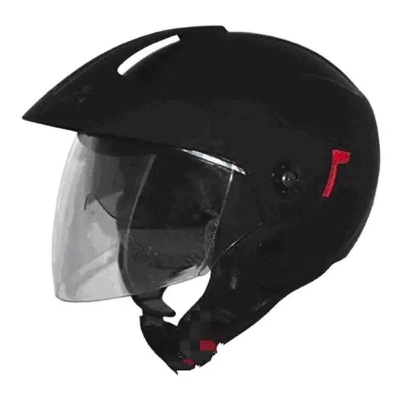 Motorcycle Helmet Open Face Dual Lens Visors Moto Helmet Electric Bicycle Helmet Men Women Summer Scooter Motorbike Helmet S CE - VirtuousWares.Store