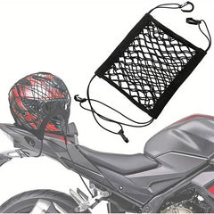 Motorcycle Helmet Storage Trunk Bag Motorcycle Luggage Net Hook Hold - VirtuousWares.Store