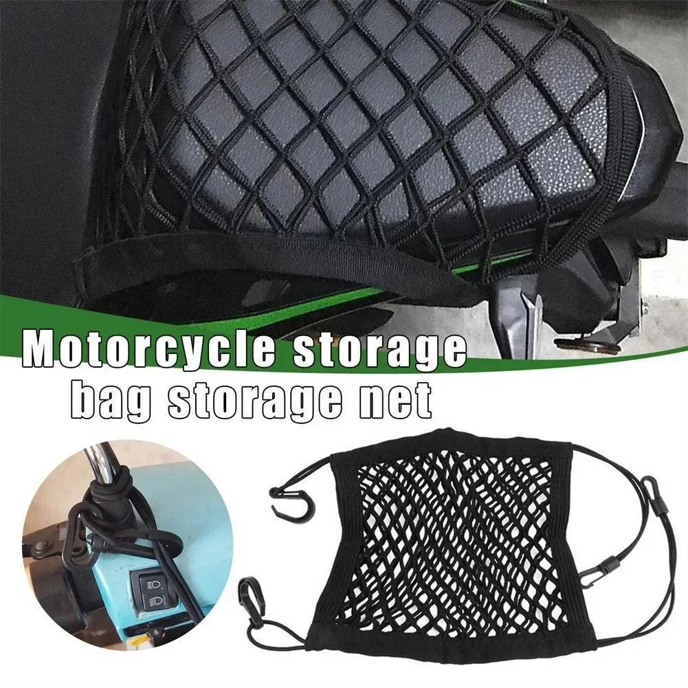 Motorcycle Helmet Storage Trunk Bag Motorcycle Luggage Net Hook Hold - VirtuousWares.Store