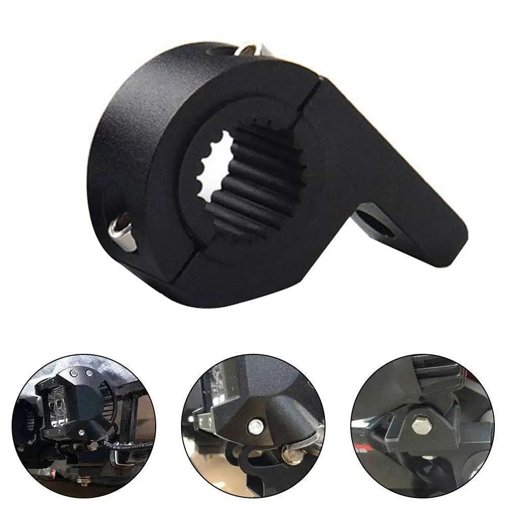 Motorcycle LED Headlight Clamps Brackets Tube Clamp Mount Kit For - VirtuousWares.Store