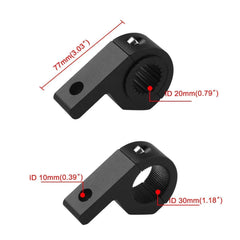 Motorcycle LED Headlight Clamps Brackets Tube Clamp Mount Kit For - VirtuousWares.Store