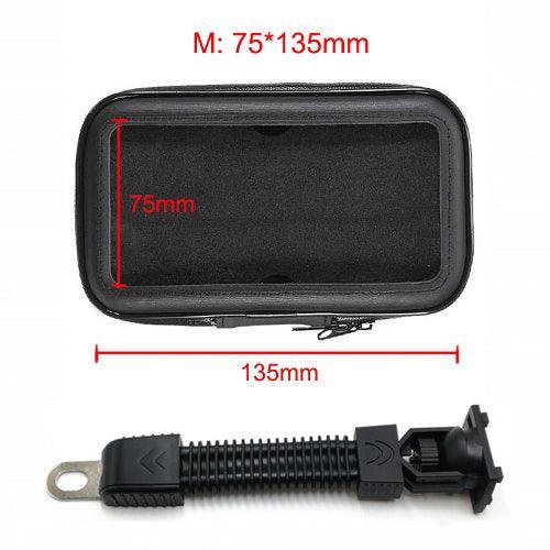 Motorcycle Telephone Holder Support Moto Bicycle Rear View Mirror - VirtuousWares.Store